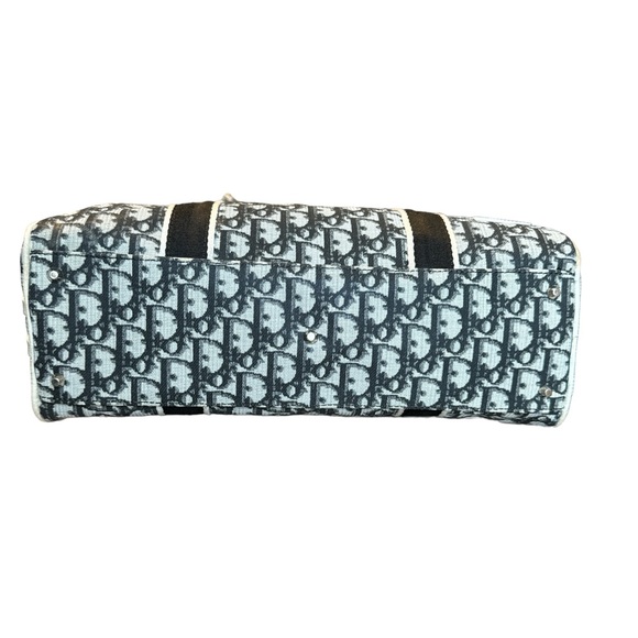 SOLD! Authentic Dior Trotter Coated Canvas Boston Bag - Picture 3 of 12